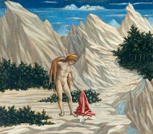 St. John in the Desert, c.1445-50 (panelde tempera)